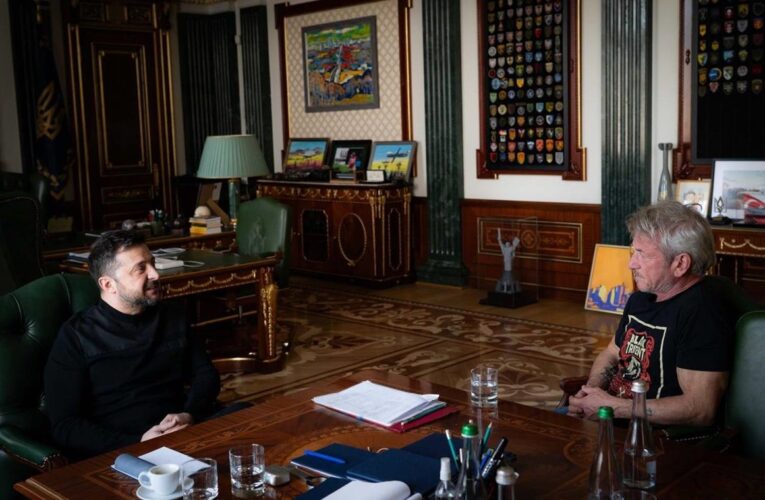 Президент зустрівся з актором Шоном Пенном