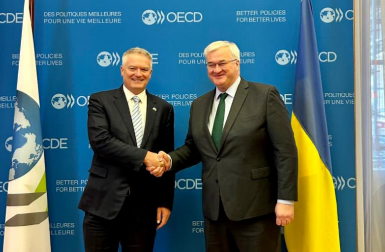 Сибіга зустрівся у Франції із генсеком ОЕСР