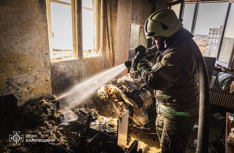 У Харкові загинула жінка, вистрибнувши під час пожежі з вікна 13 поверху
