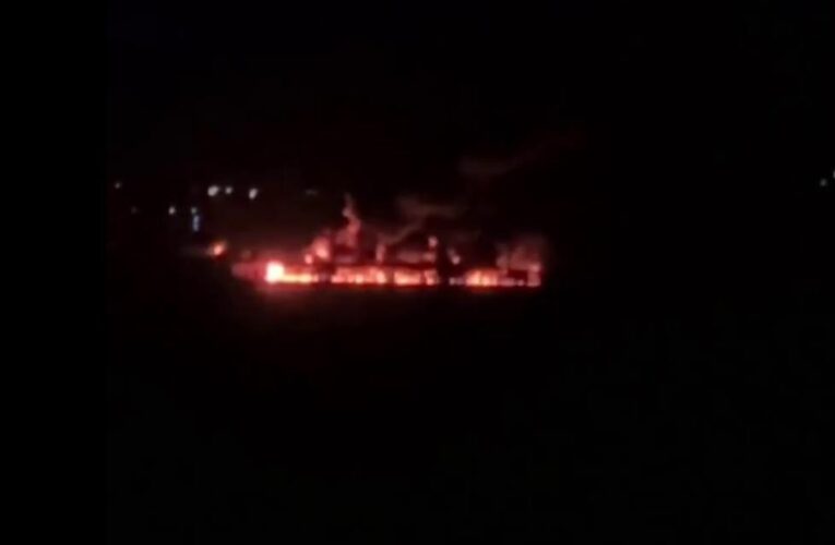 У Новоросійську після атаки БПЛА палає порт