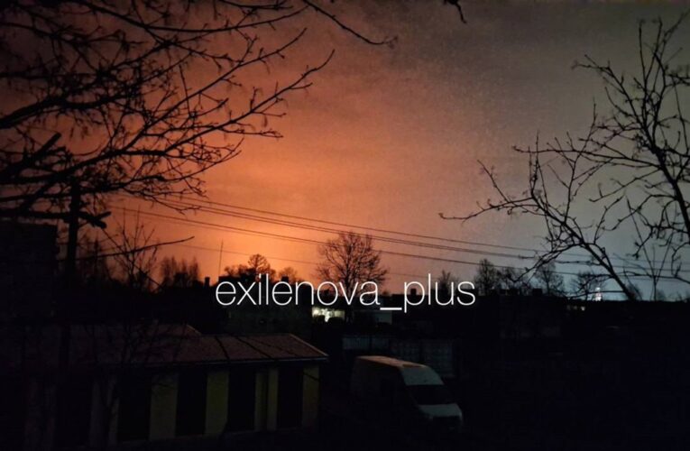 У Росії палає порт Усть-Луга після атаки дронів