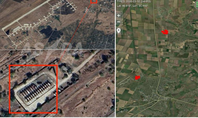 Внаслідок удару ЗСУ у Мелітополі згоріли паливні резервуари – соцмережі