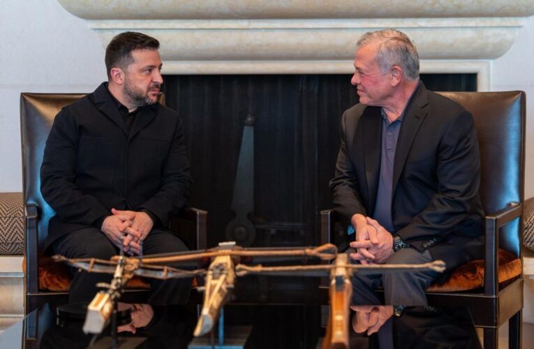 Зеленський і король Йорданії обговорили партнерство у сфері безпеки