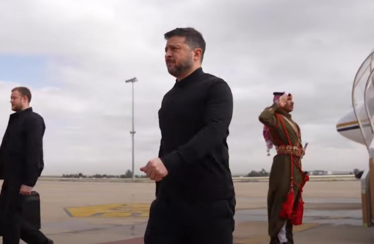 Зеленський прибув до Йорданії
