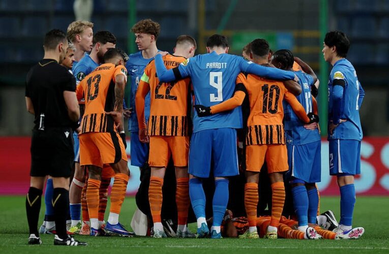Обнадійливий початок матчу Шахтаря був перерваний непритомністю його гравця