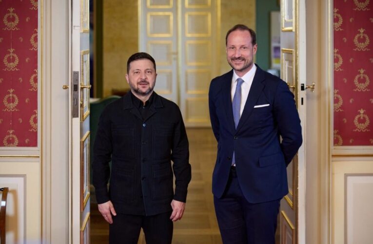 Зеленський зустрівся з кронпринцом Норвегії