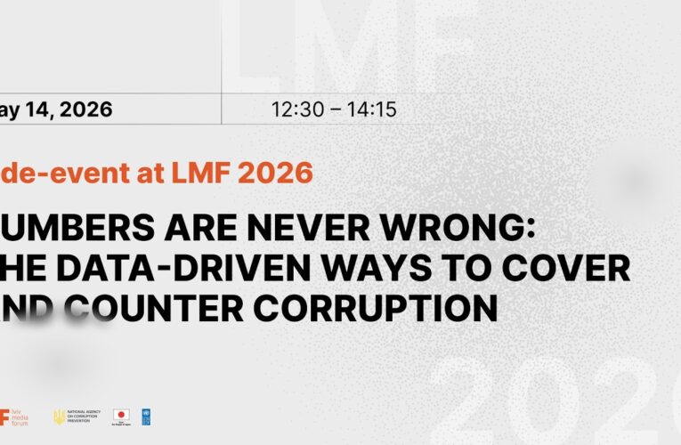 Numbers are never wrong: the data-driven ways to cover and counter corruption