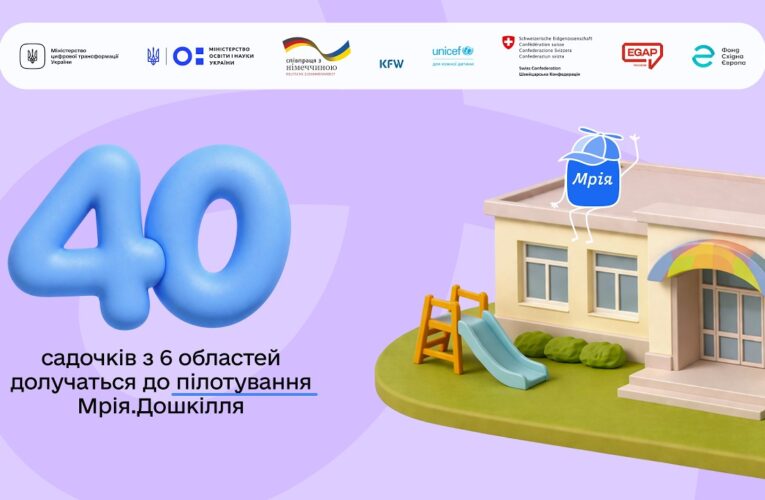 Стартує пілот Мрія.Дошкілля в шести областях України