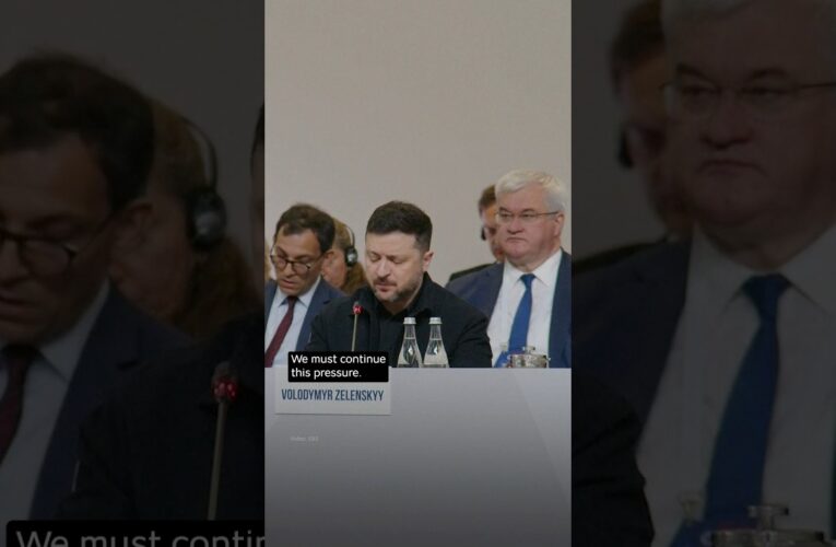 “We must continue pressure and move Russia to diplomacy”, President of Ukraine Volodymyr Zelenskyy