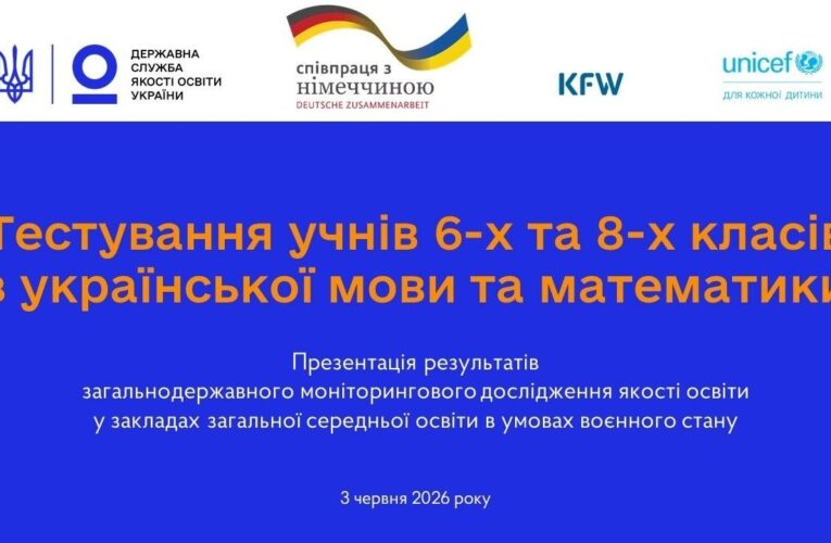 Якість освіти під час війни: результати моніторингу 6 і 8 класів