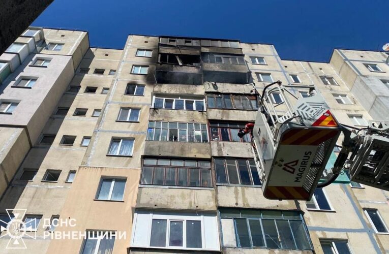 У Рівному під час пожежі загинула дитина, ще троє госпіталізовані