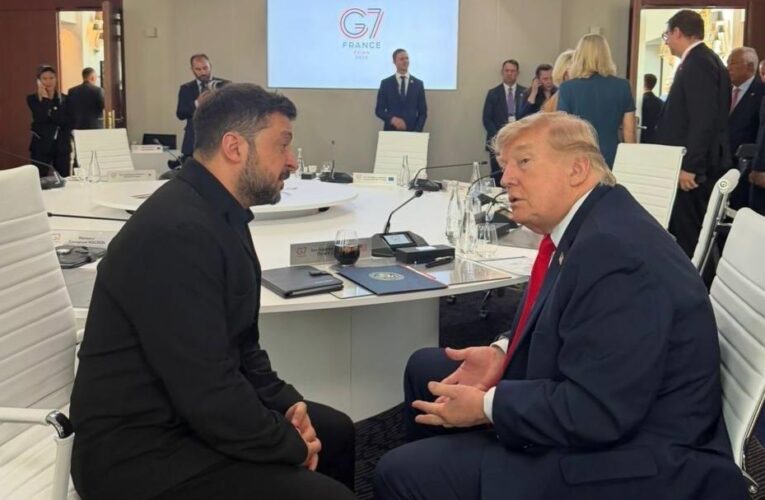 Зеленський зустрівся з Трампом на саміті G7