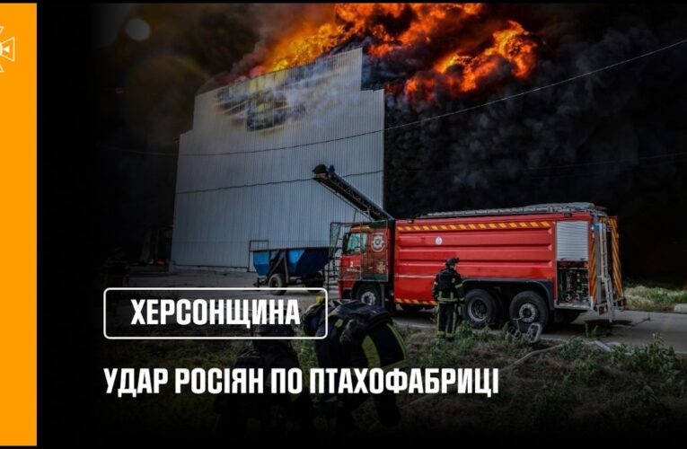 Херсонщина: російська авіація завдала удару по птахофабриці