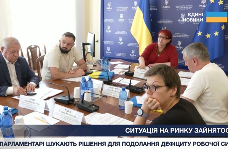 Ситуація на ринку зайнятості: парламентарі шукають рішення для подолання дефіциту робочої сили