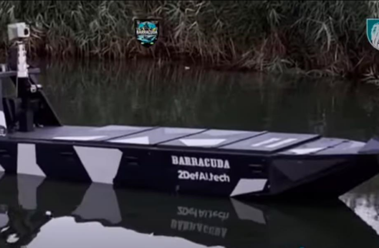 ВМС показали, як працює морський дрон Баракуда
