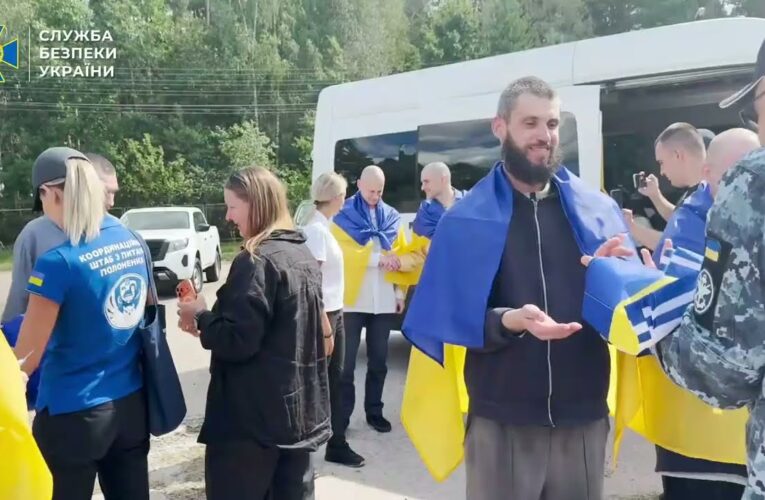 СБУ показала ексклюзивне відео з обміну полоненими 24 серпня
