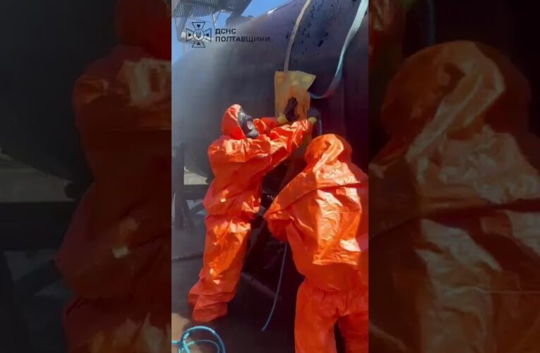 НЕ допустили поширення небезпечної хімічної речовини на Полтавщині